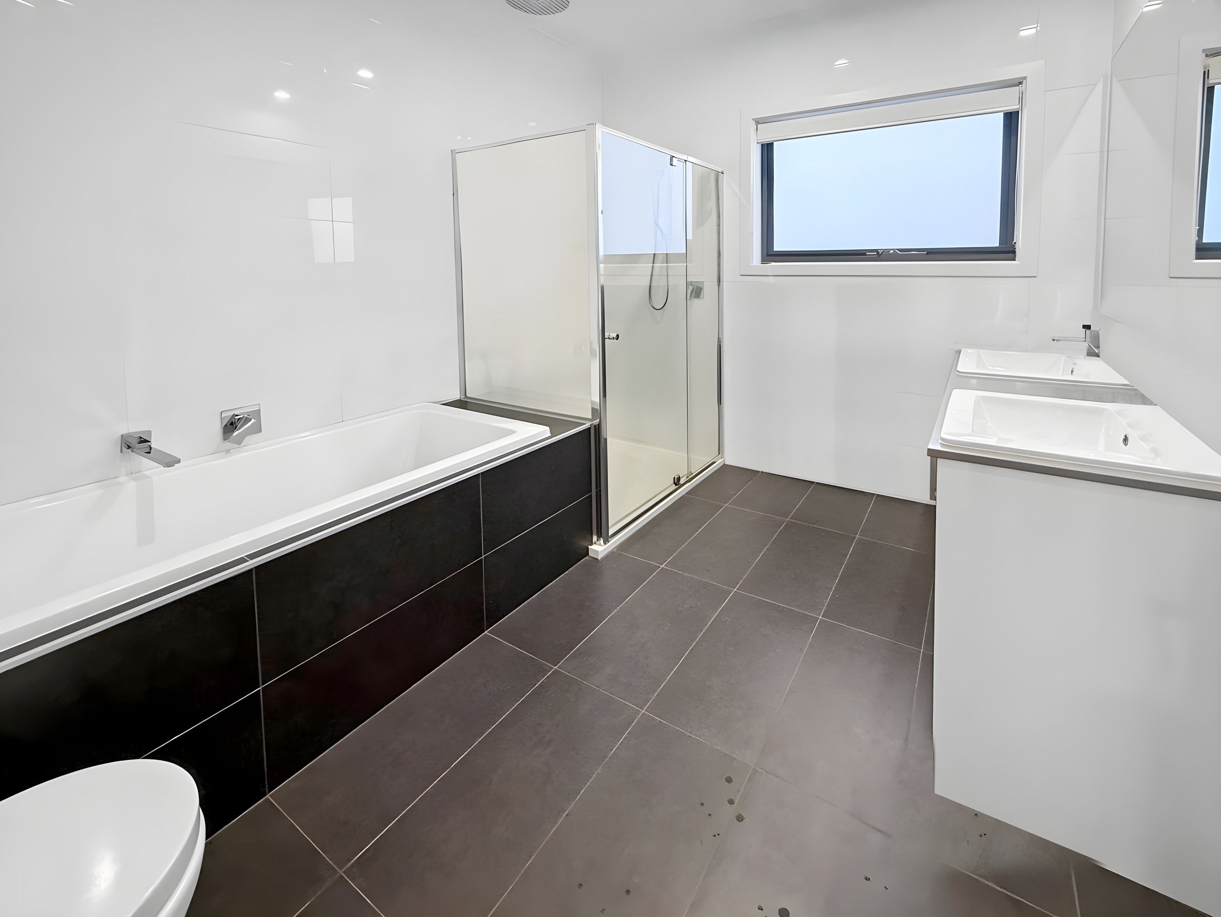 Bathroom in the Glenroy dual occupancy