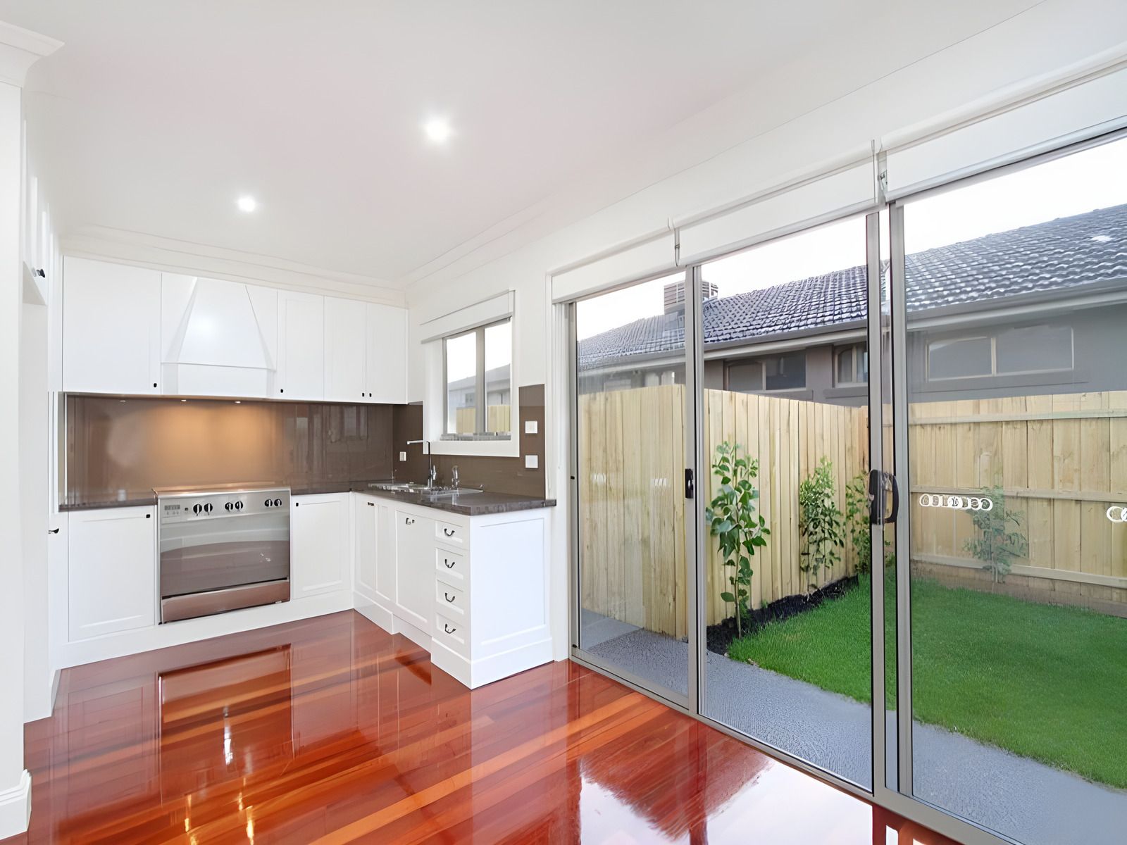 Kitchen in the Oakleigh townhouses