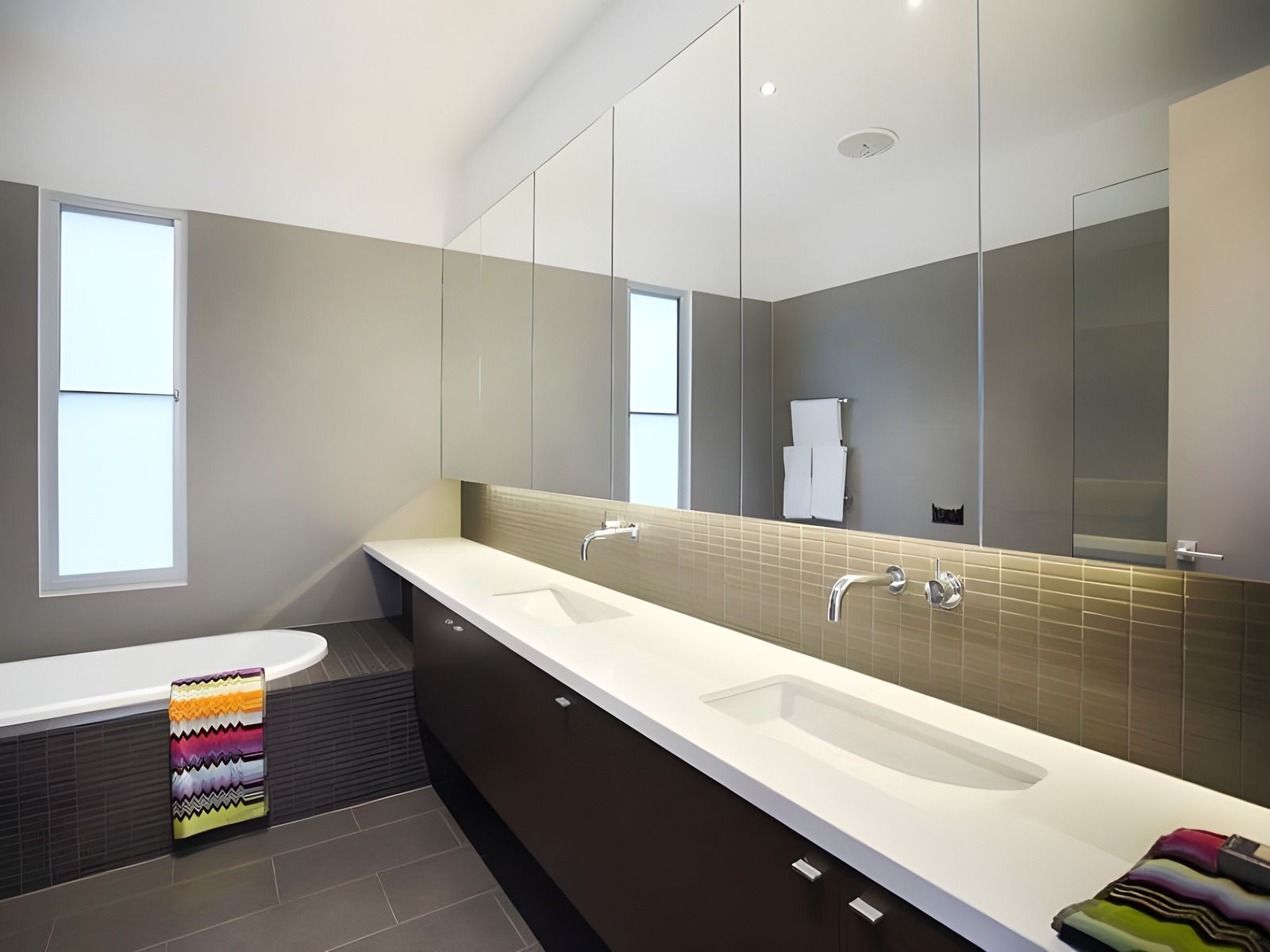Bathroom in the Beaumaris renovation