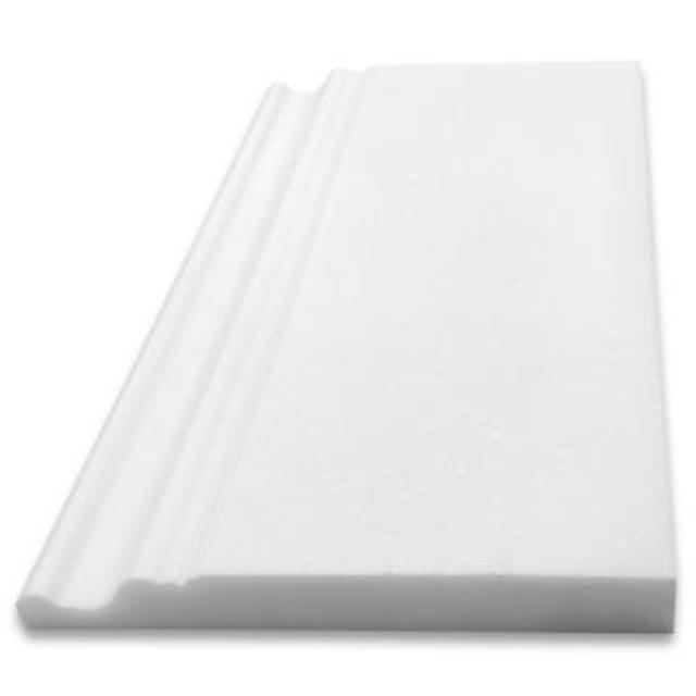Phào chỉ đá Thassos Baseboard (phào chân tường) — bề mặt mài mờ (honed), Rochelle Stone