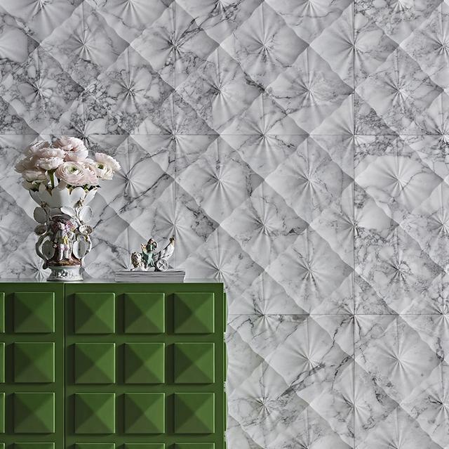 Vách đá 3D Diamante — bề mặt đá tự nhiên điêu khắc nổi khối, Lithos