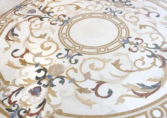 Hoa văn đá khảm marble Chantilly — Rochelle Stone