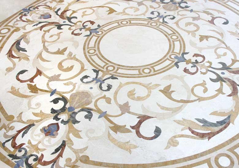 Hoa văn đá khảm marble Chantilly — Rochelle Couture