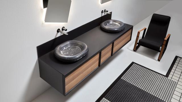 Lavabo Rigati — lavabo đá tự nhiên Rochelle