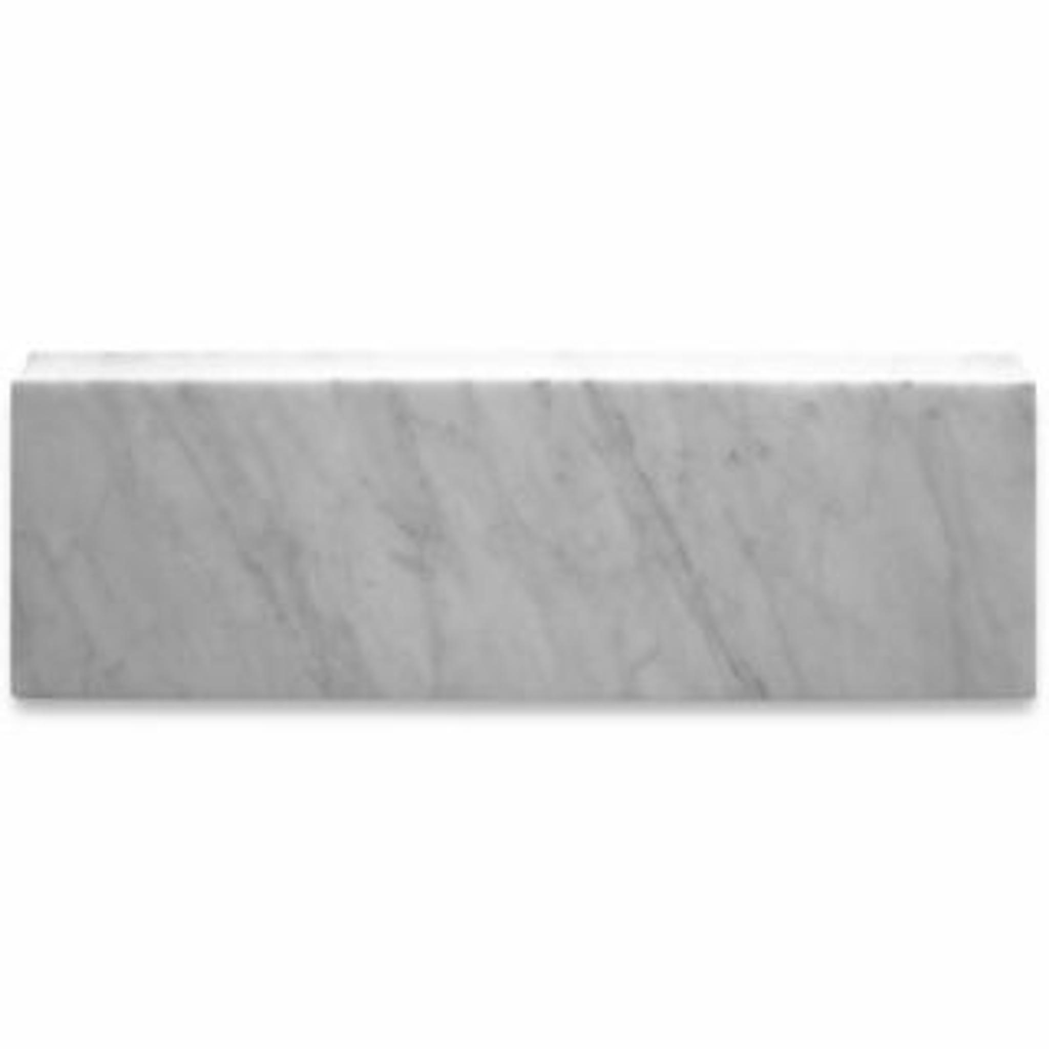 Phào chỉ đá Carrara Baseboard (phào chân tường) — bề mặt mài mờ (honed), Rochelle Couture