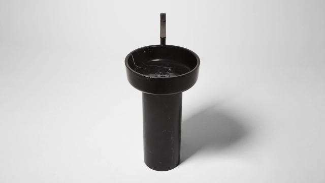 Lavabo Opale đặt sàn — lavabo đá tự nhiên Rochelle
