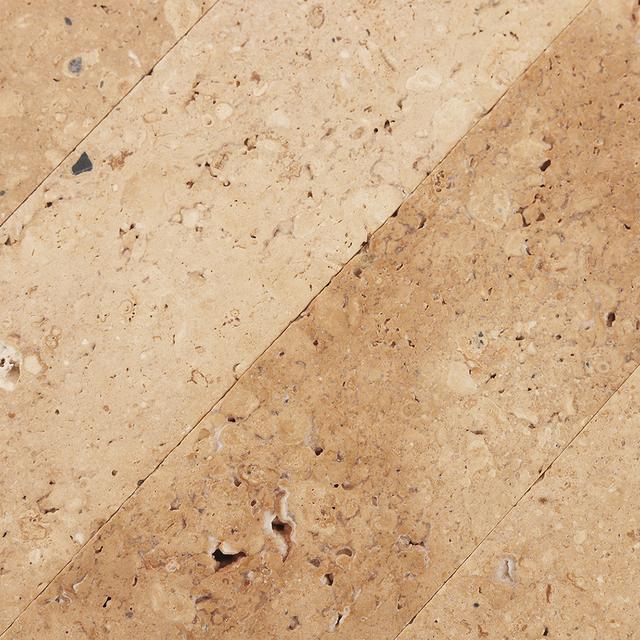 Beige Limestone Subway Tile — mosaic subway (gạch thẻ) bằng đá vôi (limestone) beige ấm