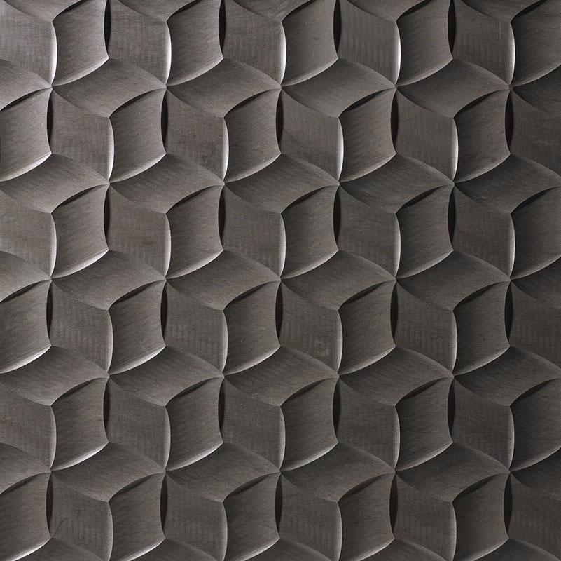 Vách đá 3D Cubo — bề mặt đá tự nhiên điêu khắc nổi khối, Lithos
