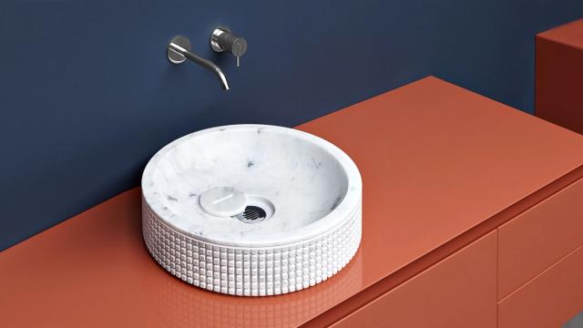 Lavabo Pixel45 — lavabo đá tự nhiên Rochelle