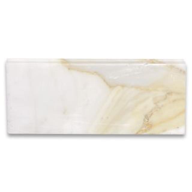 Phào chỉ đá Calacatta Gold Baseboard (phào chân tường) — bề mặt đánh bóng (polished), Rochelle Stone
