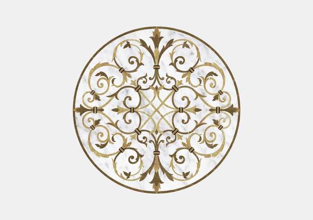 Hoa văn đá khảm marble Lusso — Rochelle Stone
