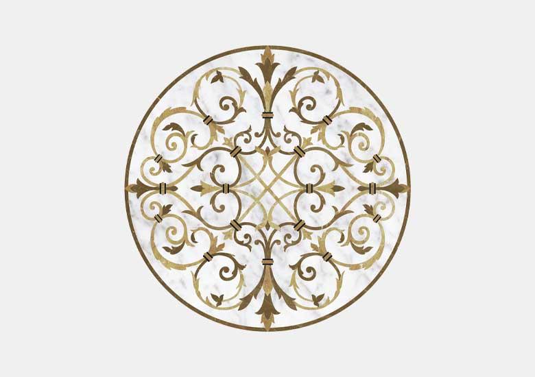 Hoa văn đá khảm marble Lusso — Rochelle Couture