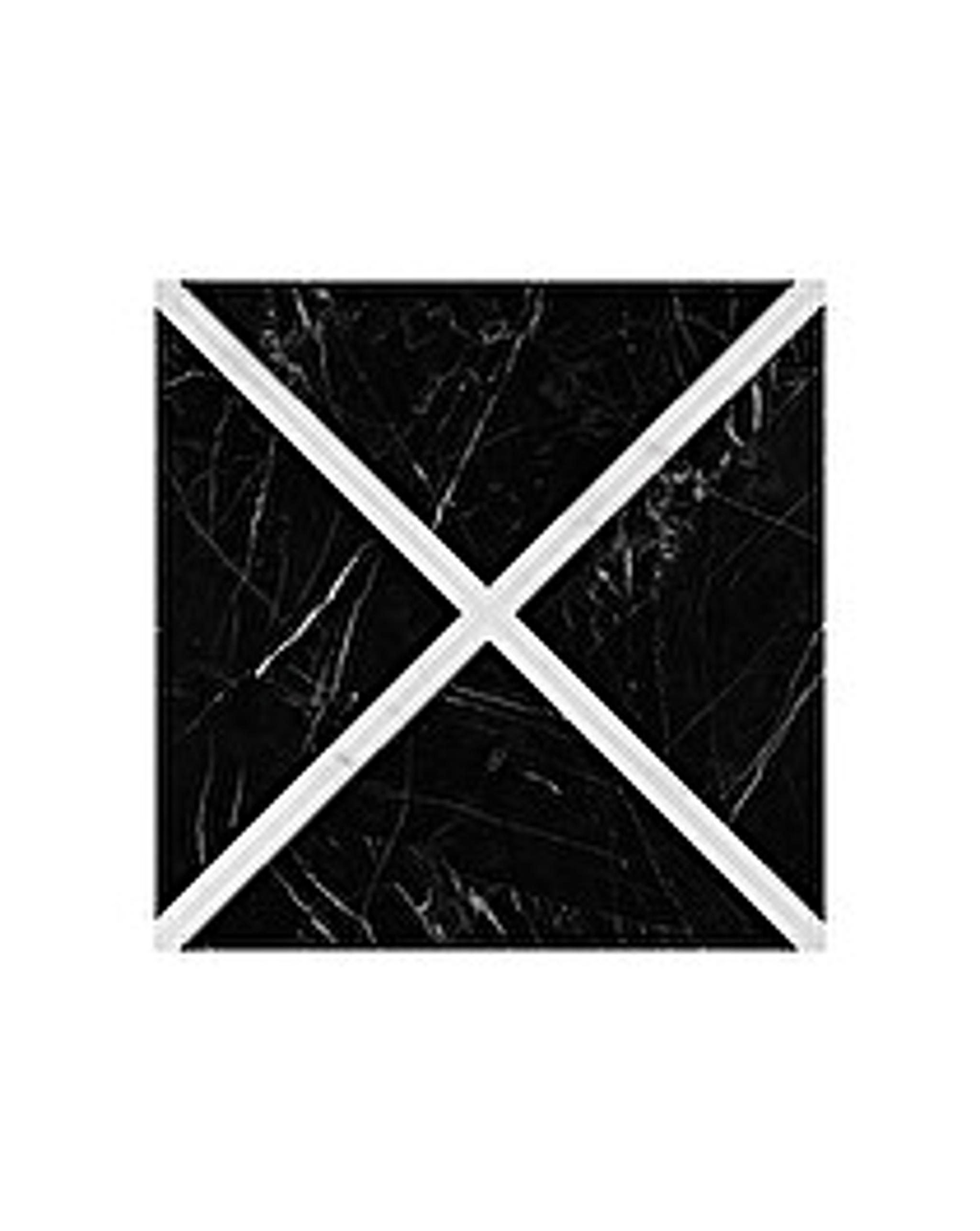 Sàn họa tiết marble Prestige 2 — Carrara trắng và Marquina đen, Rochelle Couture