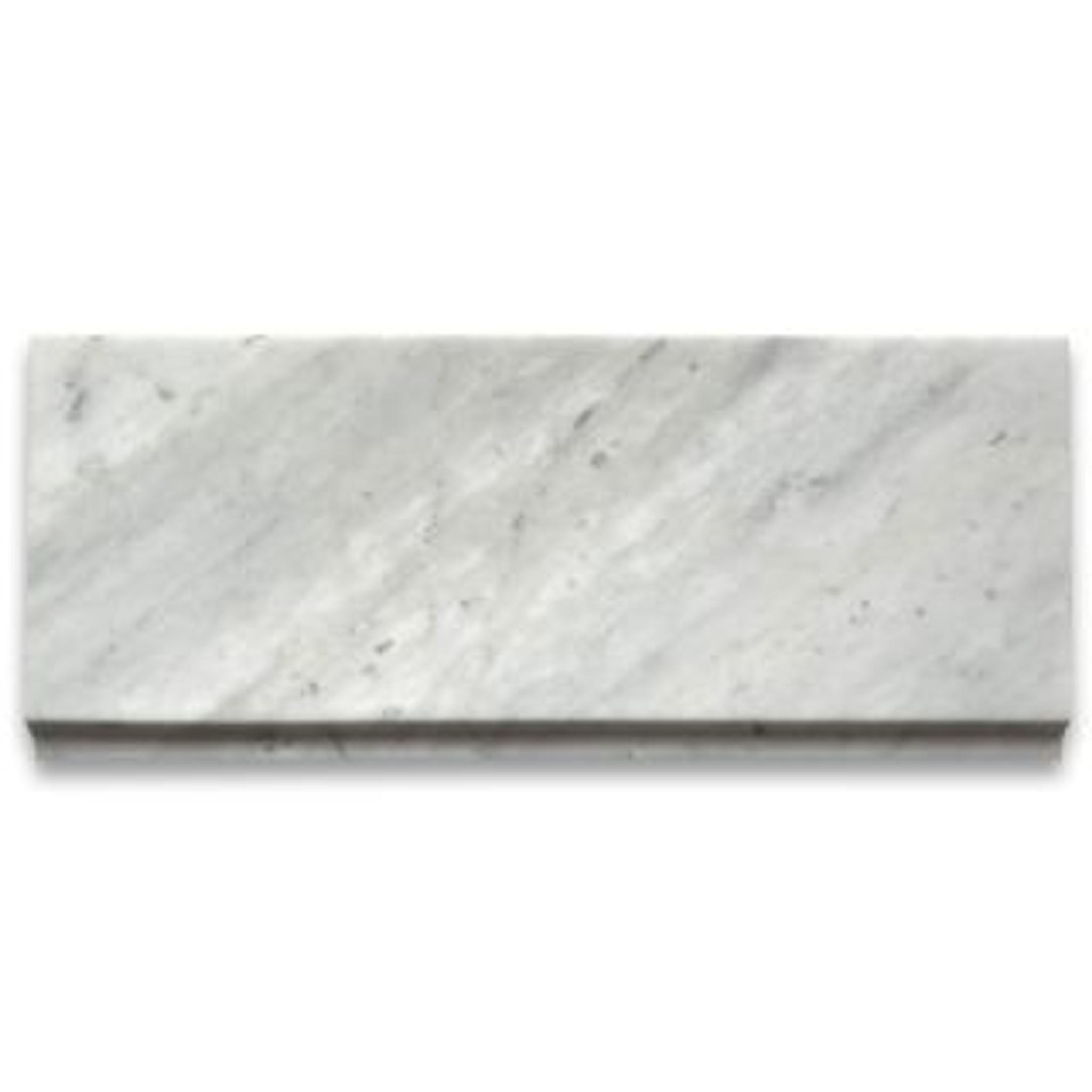 Phào chỉ đá Carrara Baseboard (phào chân tường) — bề mặt đánh bóng (polished), Rochelle Couture