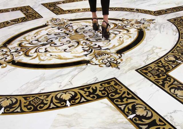 Hoa văn đá khảm marble Versailles — Rochelle Stone