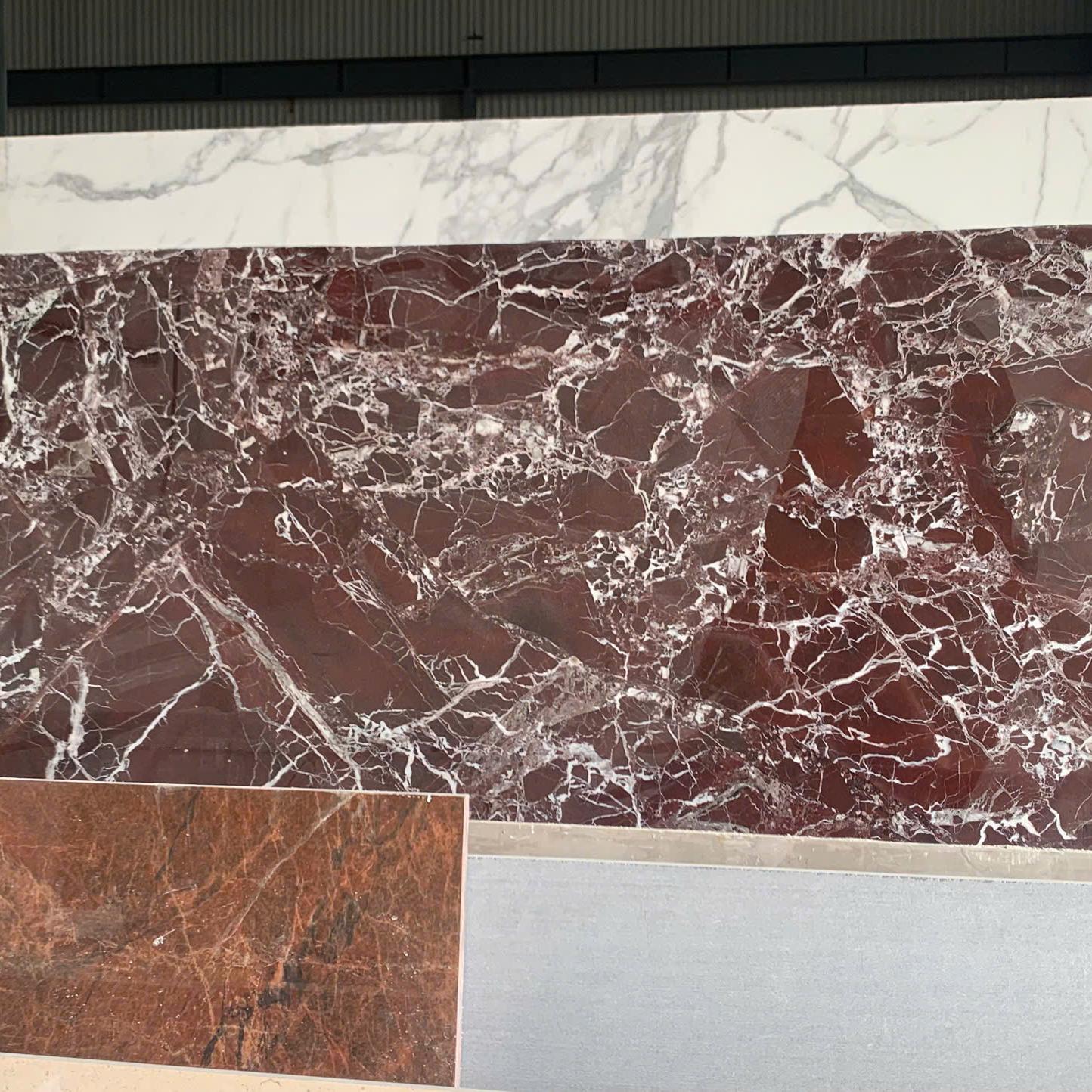 Đá tấm (slab) — Marble đỏ Rosso Levanto