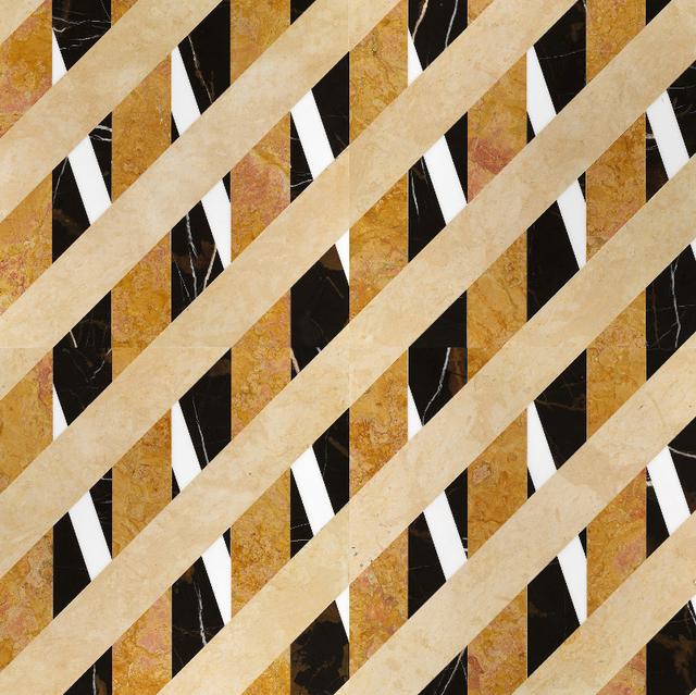 Vách đá 3D Bambù — bề mặt đá tự nhiên điêu khắc nổi khối, Lithos
