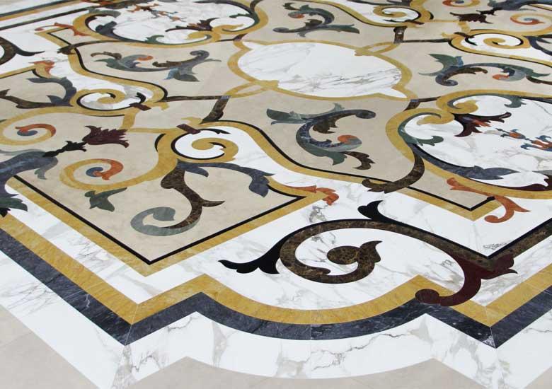 Hoa văn đá khảm marble Milan — Rochelle Couture