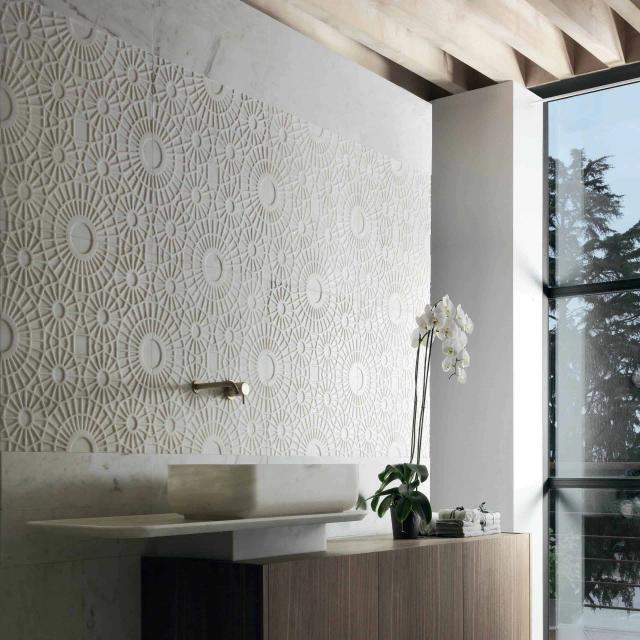 Vách đá 3D Merletto — bề mặt marble điêu khắc nổi khối, Kreoo