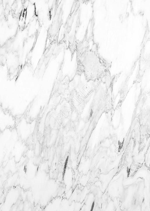 Marble trắng vân xám đậm (nhóm Calacatta / Arabescato) — đá tự nhiên Rochelle Stone