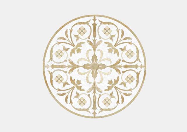 Hoa văn đá khảm marble Ravenna — Rochelle Stone