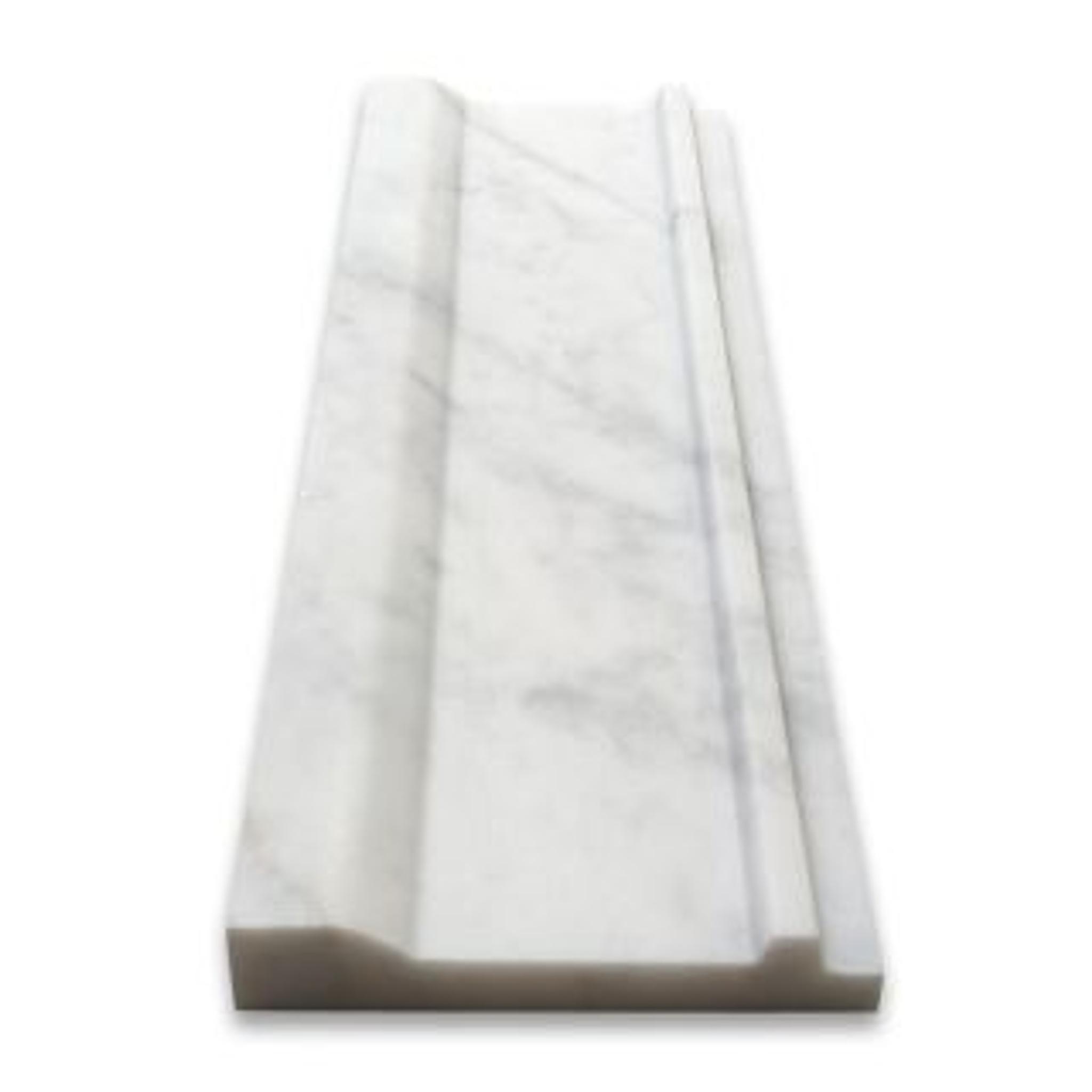 Phào chỉ đá Carrara Plaza Trim — bề mặt mài mờ (honed), Rochelle Couture