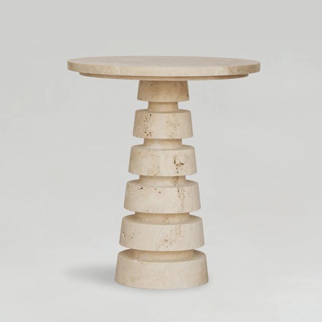 Bàn phụ Layered Cone — nội thất đá Rochelle