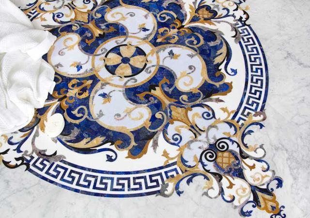 Hoa văn đá khảm marble Imperial — Rochelle Stone