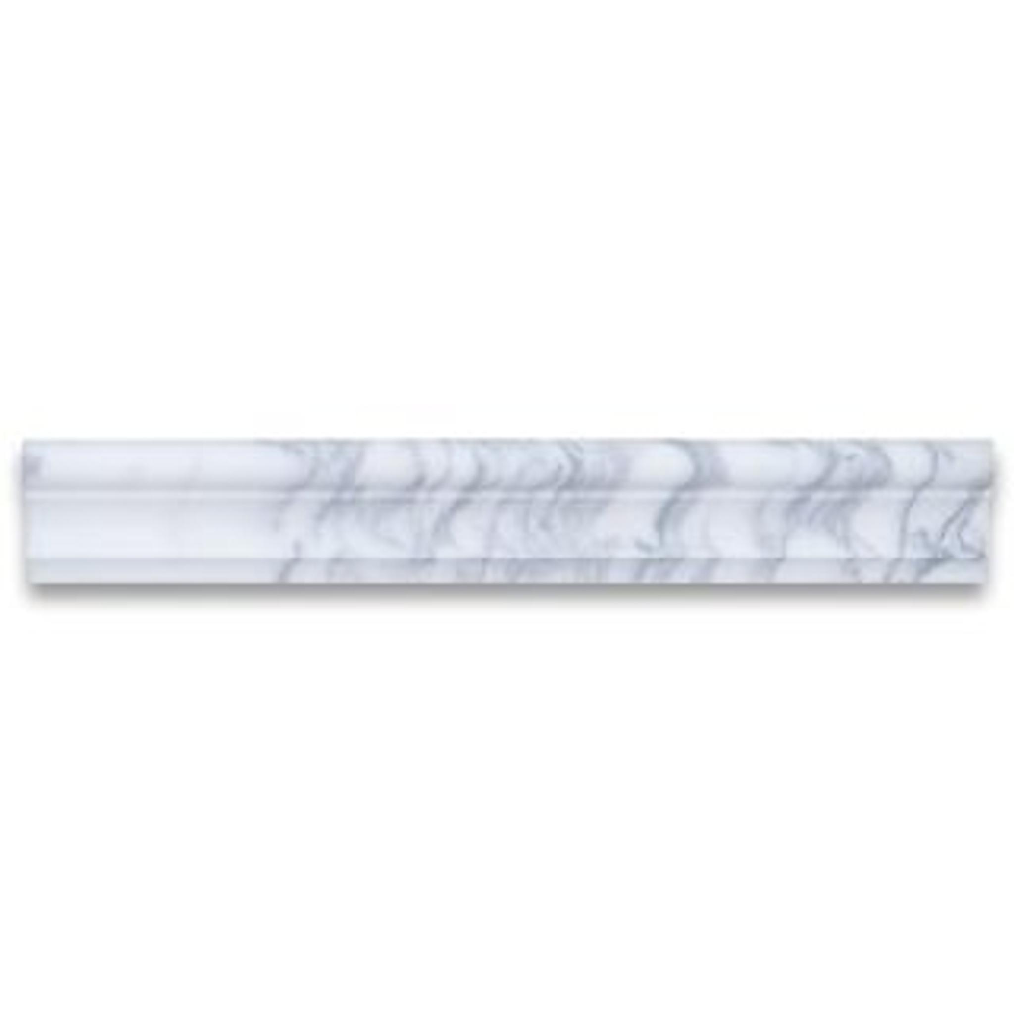 Phào chỉ đá Statuary Chair Rail (viền giữa tường) — bề mặt mài mờ (honed), Rochelle Couture