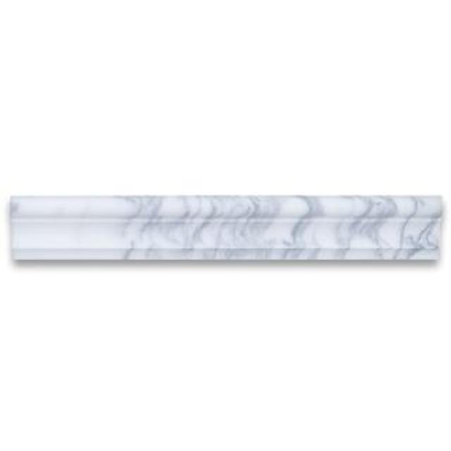 Phào chỉ đá Statuary Chair Rail (viền giữa tường) — bề mặt mài mờ (honed), Rochelle Stone