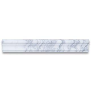 Phào chỉ đá Statuary Chair Rail (viền giữa tường) — bề mặt mài mờ (honed), Rochelle Couture