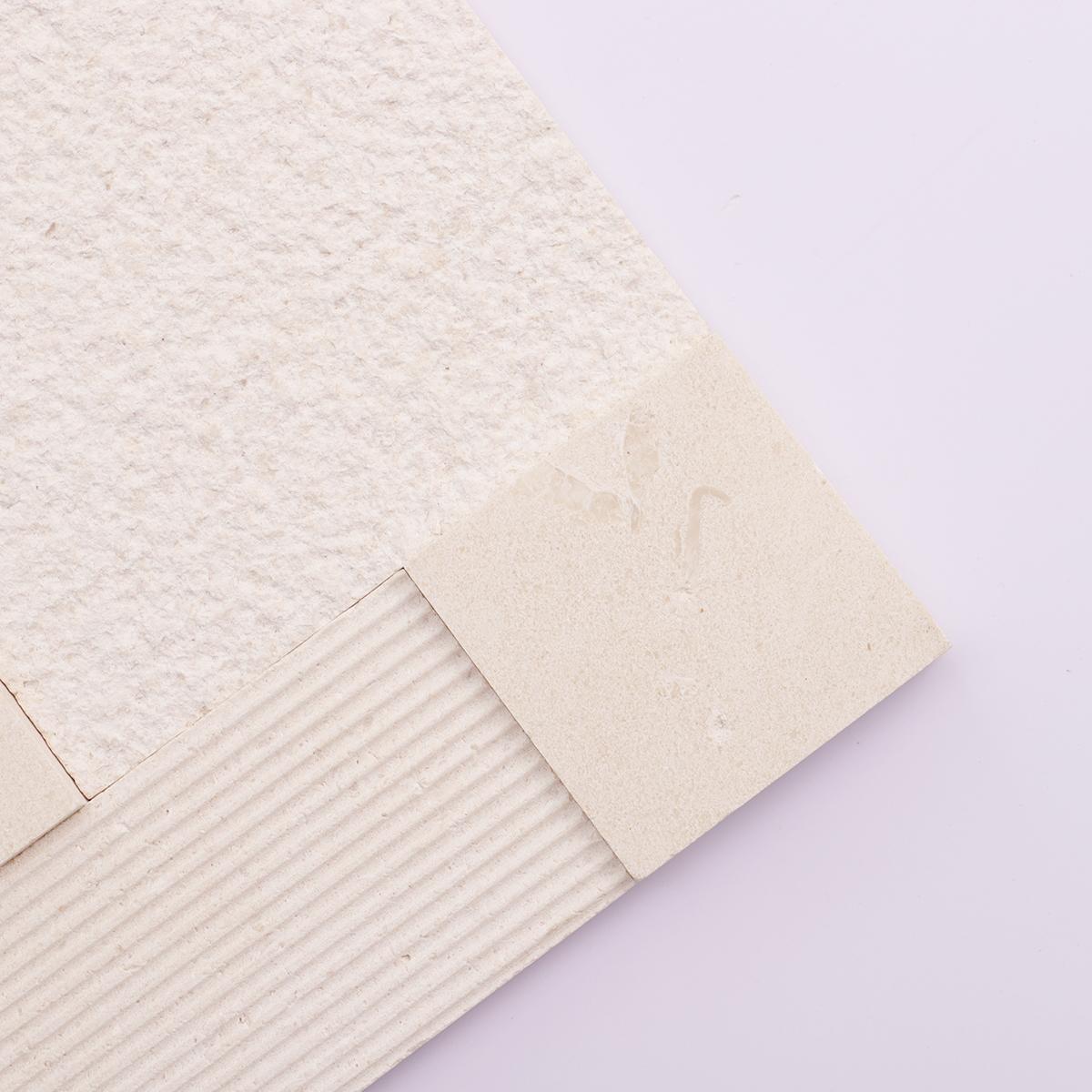 3D Beige Square Seamless Connection Marble Tile — mosaic vuông bằng đá marble beige