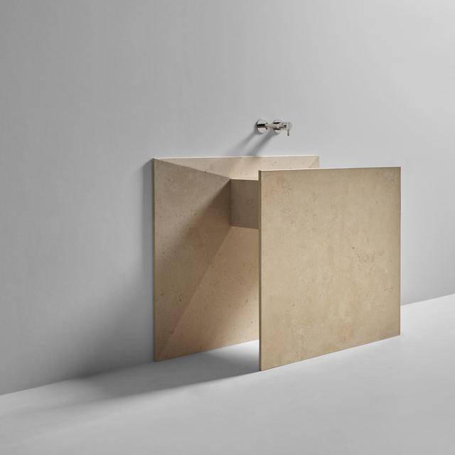 Lavabo Skyline treo tường — lavabo đá tự nhiên Rochelle