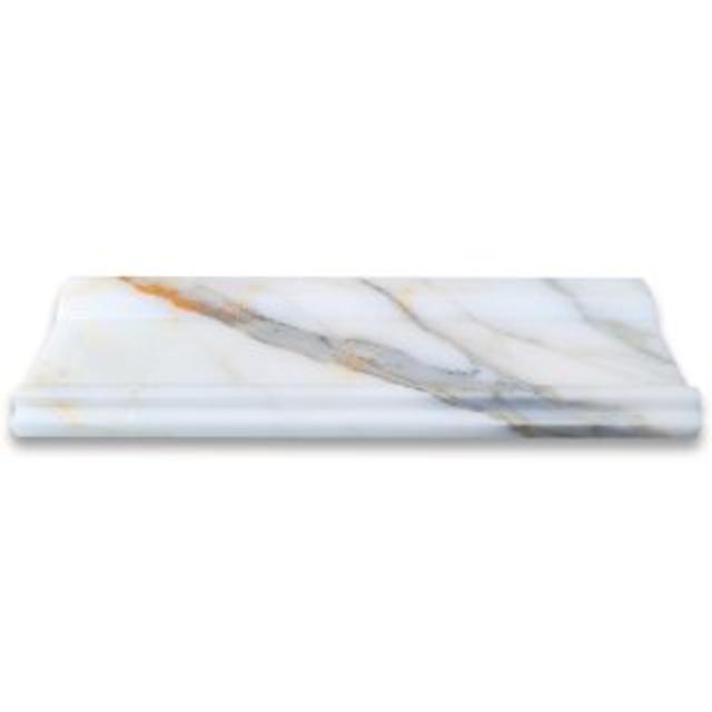 Phào chỉ đá Calacatta Gold Plaza Trim — bề mặt mài mờ (honed), Rochelle Stone