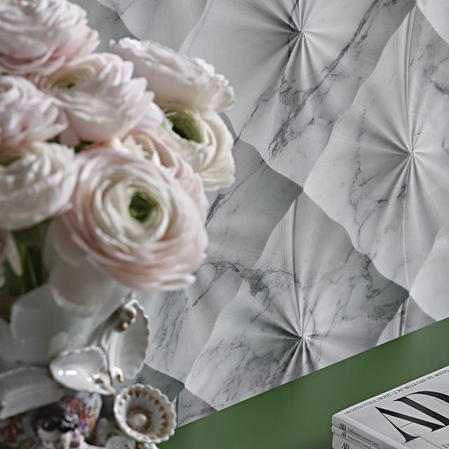 Vách đá 3D Diamante — bề mặt đá tự nhiên điêu khắc nổi khối, Lithos