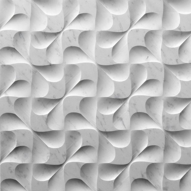 Vách đá 3D Virgola — bề mặt đá tự nhiên điêu khắc nổi khối, Lithos
