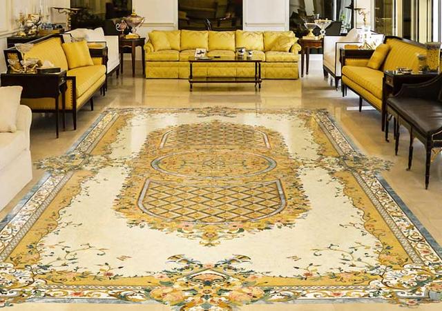 Hoa văn đá khảm marble Parisian — Rochelle Stone