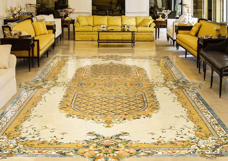 Hoa văn đá khảm marble Parisian — Rochelle Couture