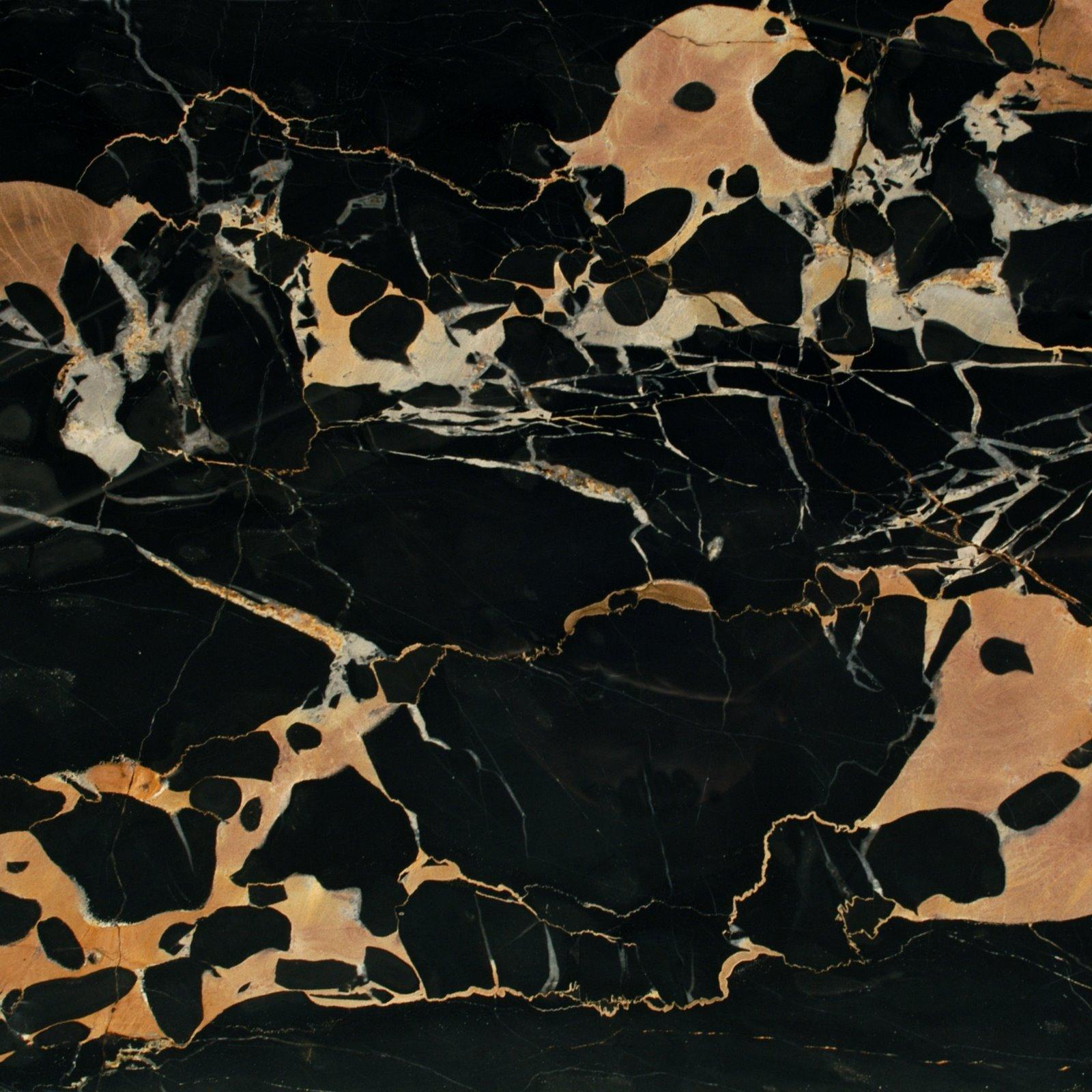 Đá Nero Portoro — marble đen vân vàng — vân đá cận cảnh