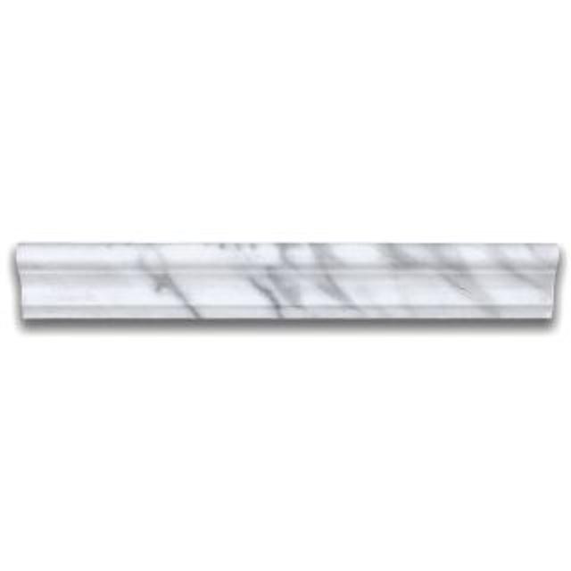 Phào chỉ đá Statuary Chair Rail (viền giữa tường) — bề mặt đánh bóng (polished), Rochelle Stone