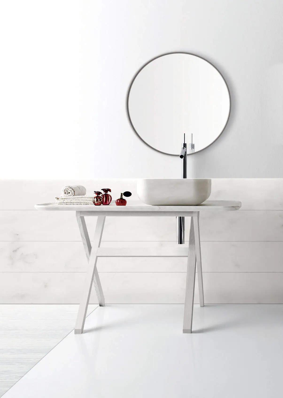 Bàn rửa lavabo đá III — nội thất đá Rochelle Couture