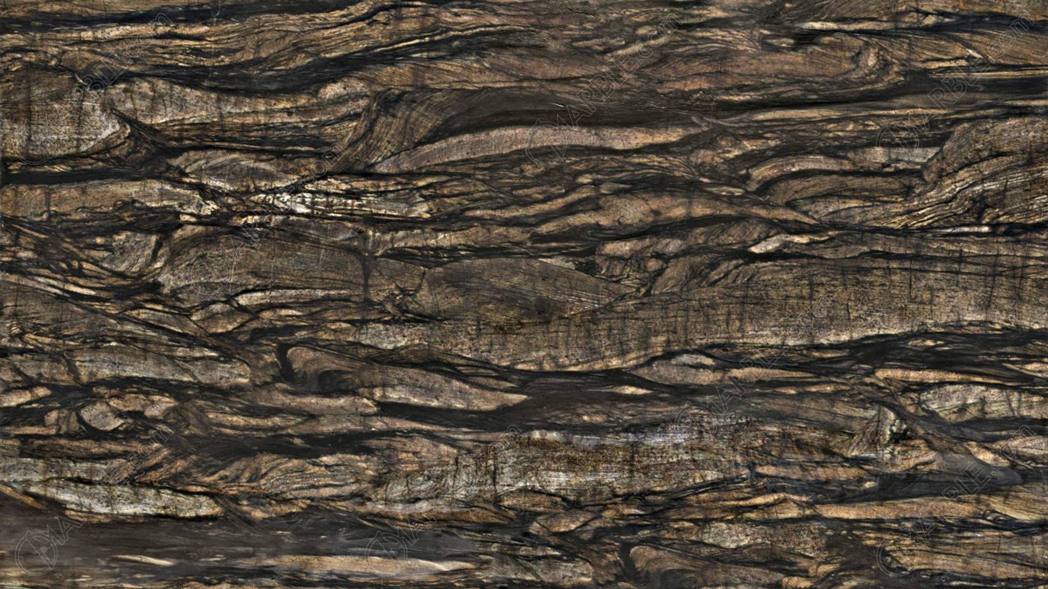 Đá Sandalus — đá thạch anh tự nhiên (quartzite), ảnh bề mặt