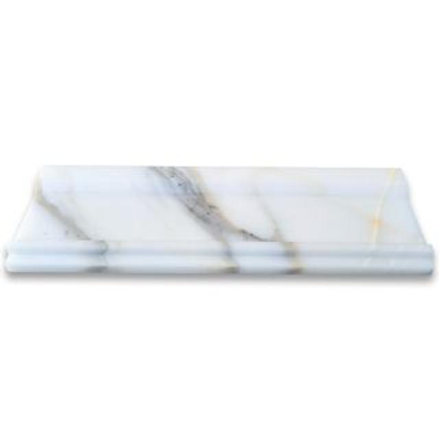 Phào chỉ đá Calacatta Gold Plaza Trim — bề mặt đánh bóng (polished), Rochelle Stone