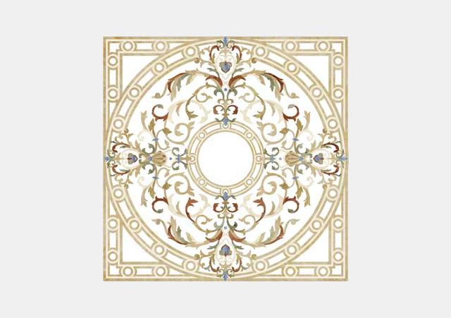 Hoa văn đá khảm marble Chantilly — Rochelle Stone