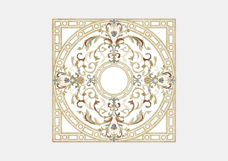 Hoa văn đá khảm marble Chantilly — Rochelle Couture