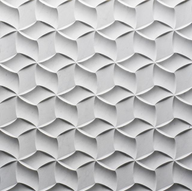 Vách đá 3D Cubo — bề mặt đá tự nhiên điêu khắc nổi khối, Lithos