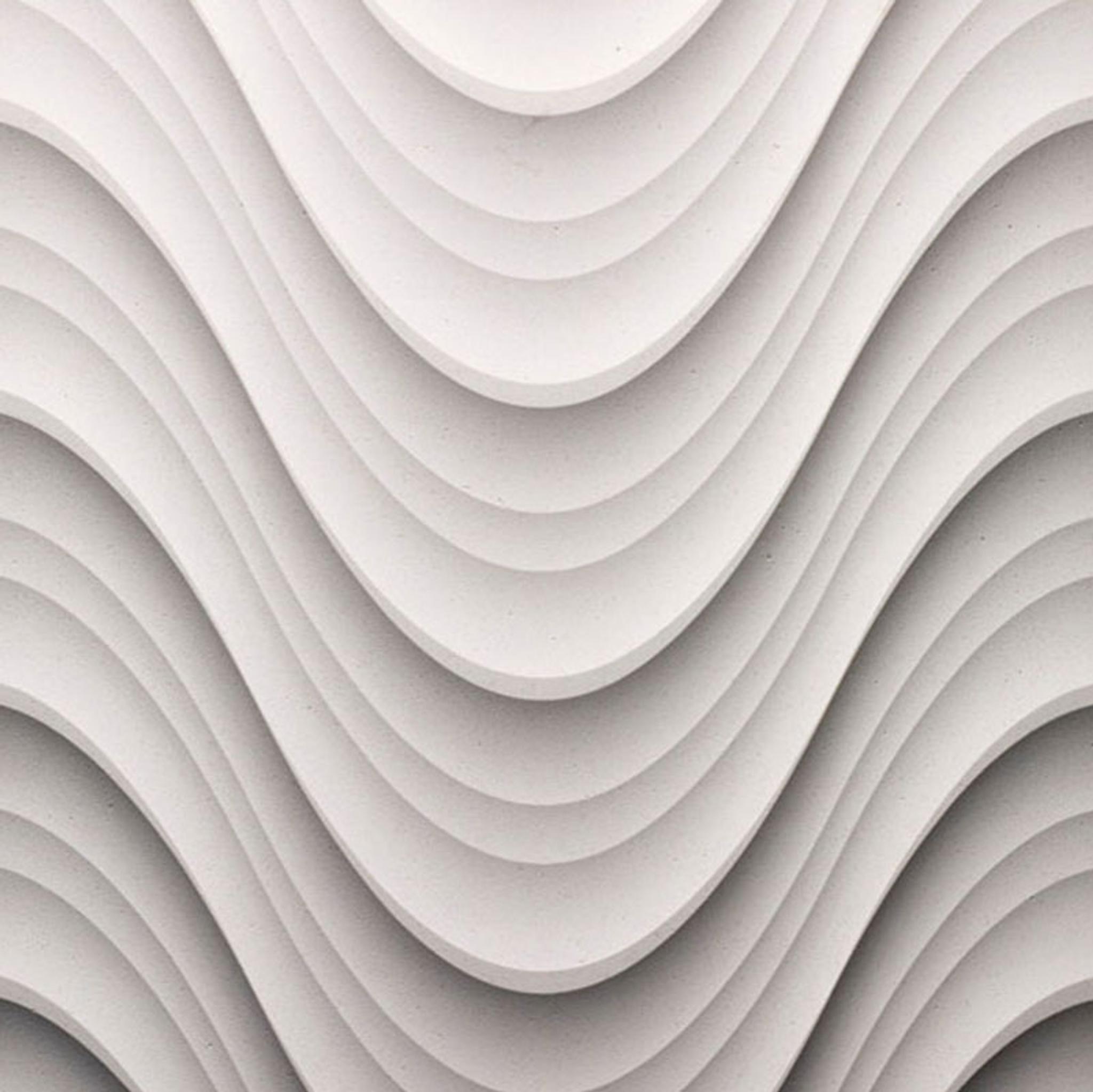 Vách đá 3D Seta — bề mặt đá tự nhiên điêu khắc nổi khối, Lithos