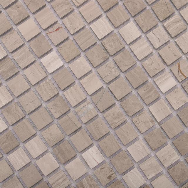 Grigio Imperiale Marble Square Mosaic Tiles 15X15 — mosaic vuông bằng đá marble tự nhiên