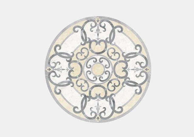 Hoa văn đá khảm marble Oro — Rochelle Stone