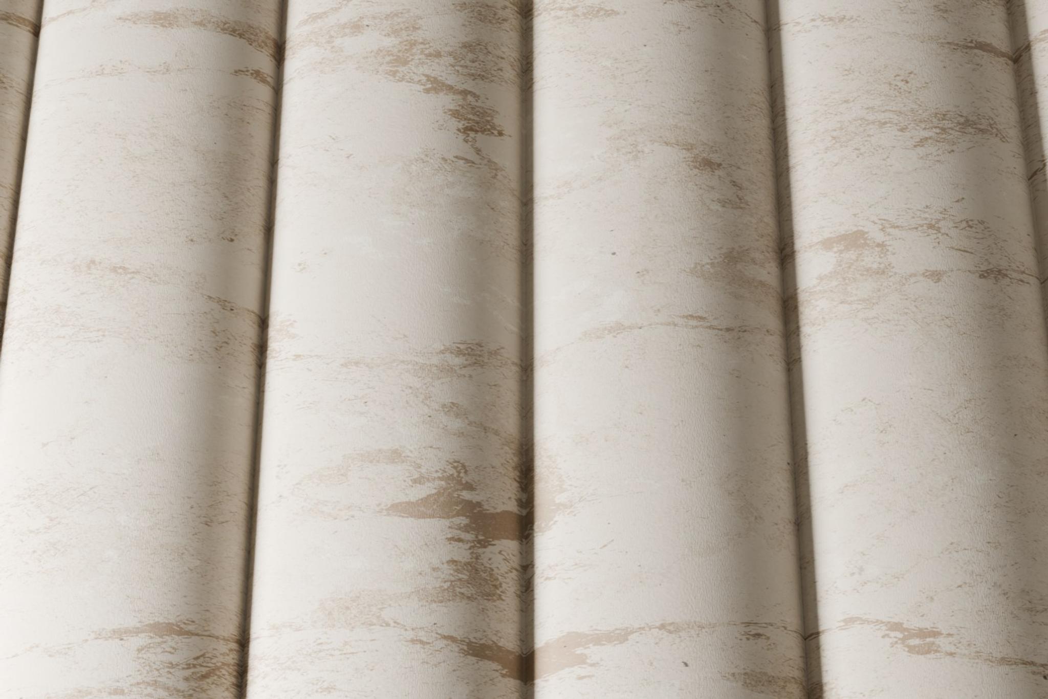 Bề mặt gân tròn khổ lớn (Oversized Reeded) — hiệu ứng bề mặt trên đá tự nhiên, Rochelle Stone